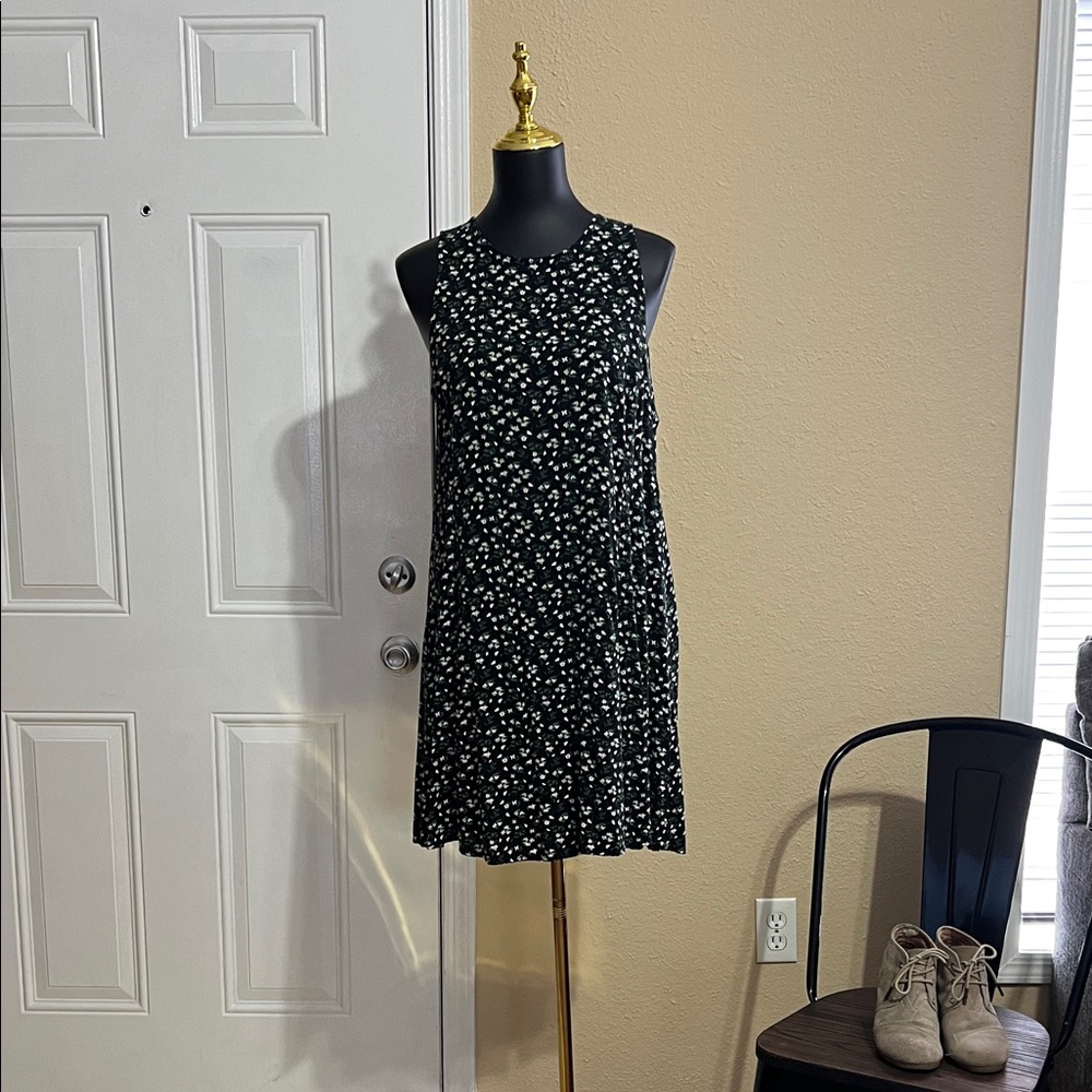 Old Navy Black Floral Mini Dress
